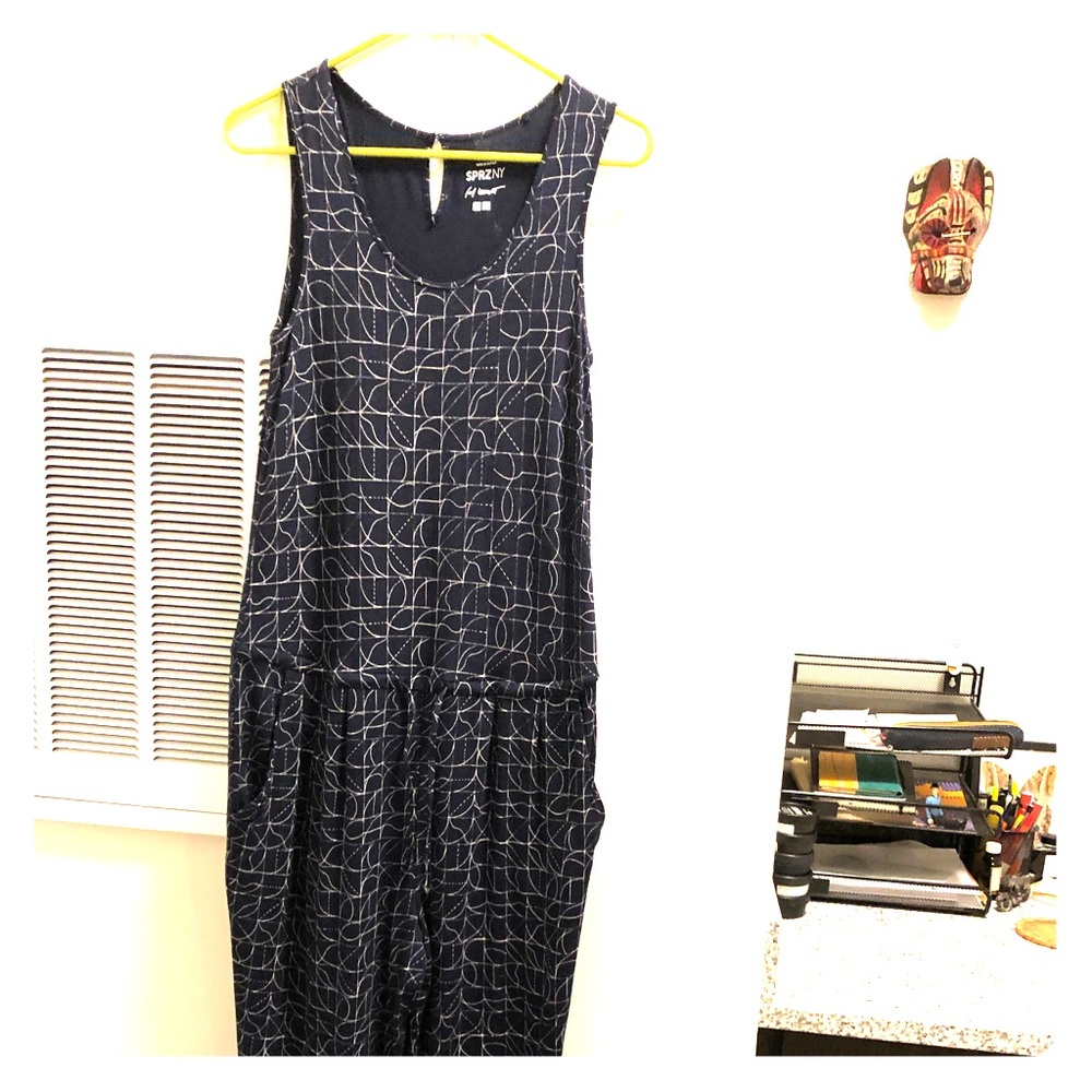 Uniqlo Jumpsuit with Sol Lewitt pattern